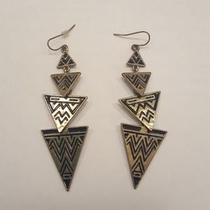 Tribal Print Earrings